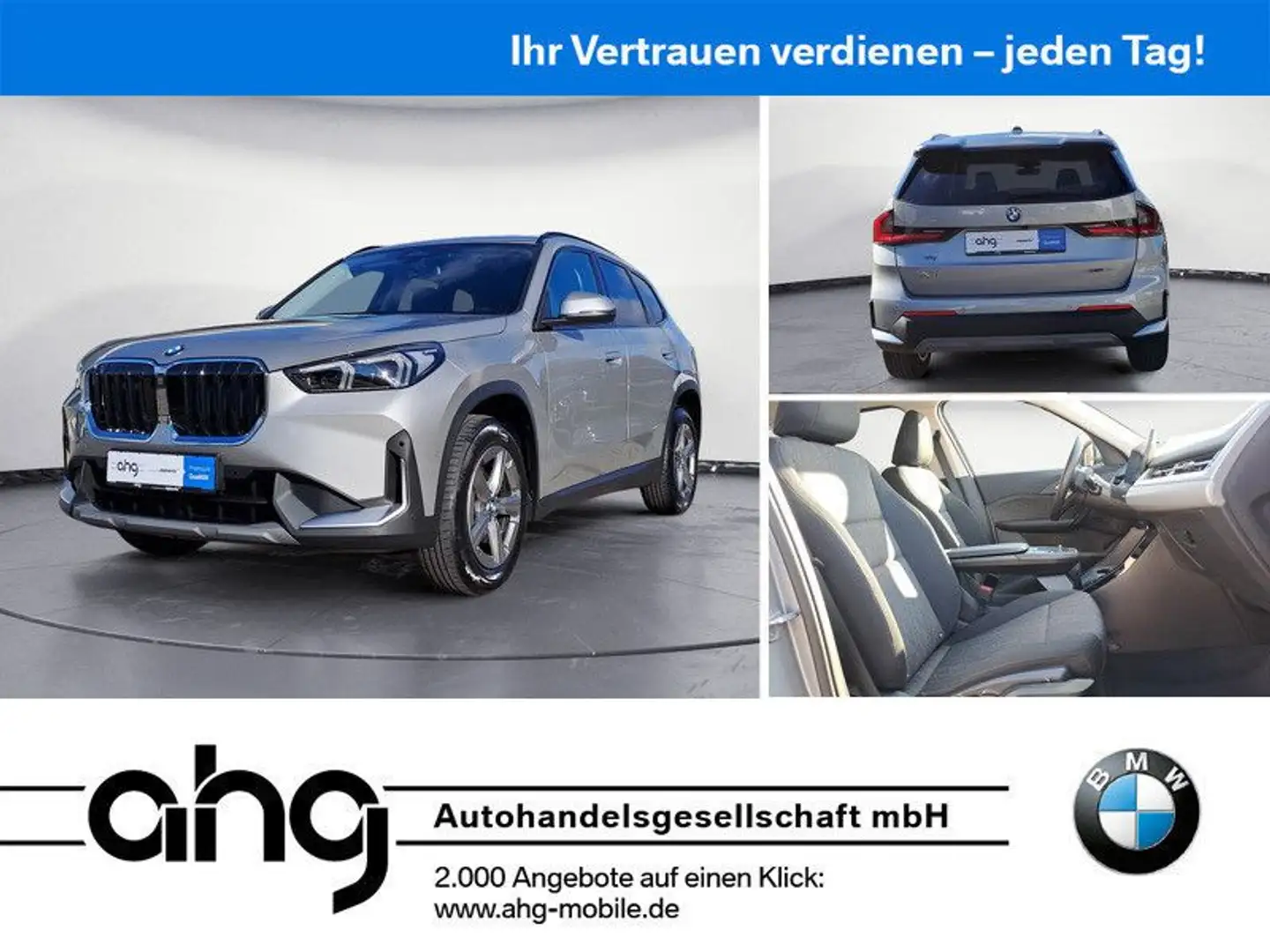 BMW X1 sDrive18i Steptronic Navi DSG Bluetooth PDC K Silber - 1