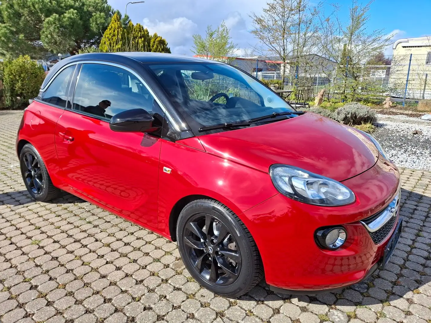 Opel Adam Jam, 2.Hd, TÜV neu, Klima, Tempomat, Allwetter Rojo - 2