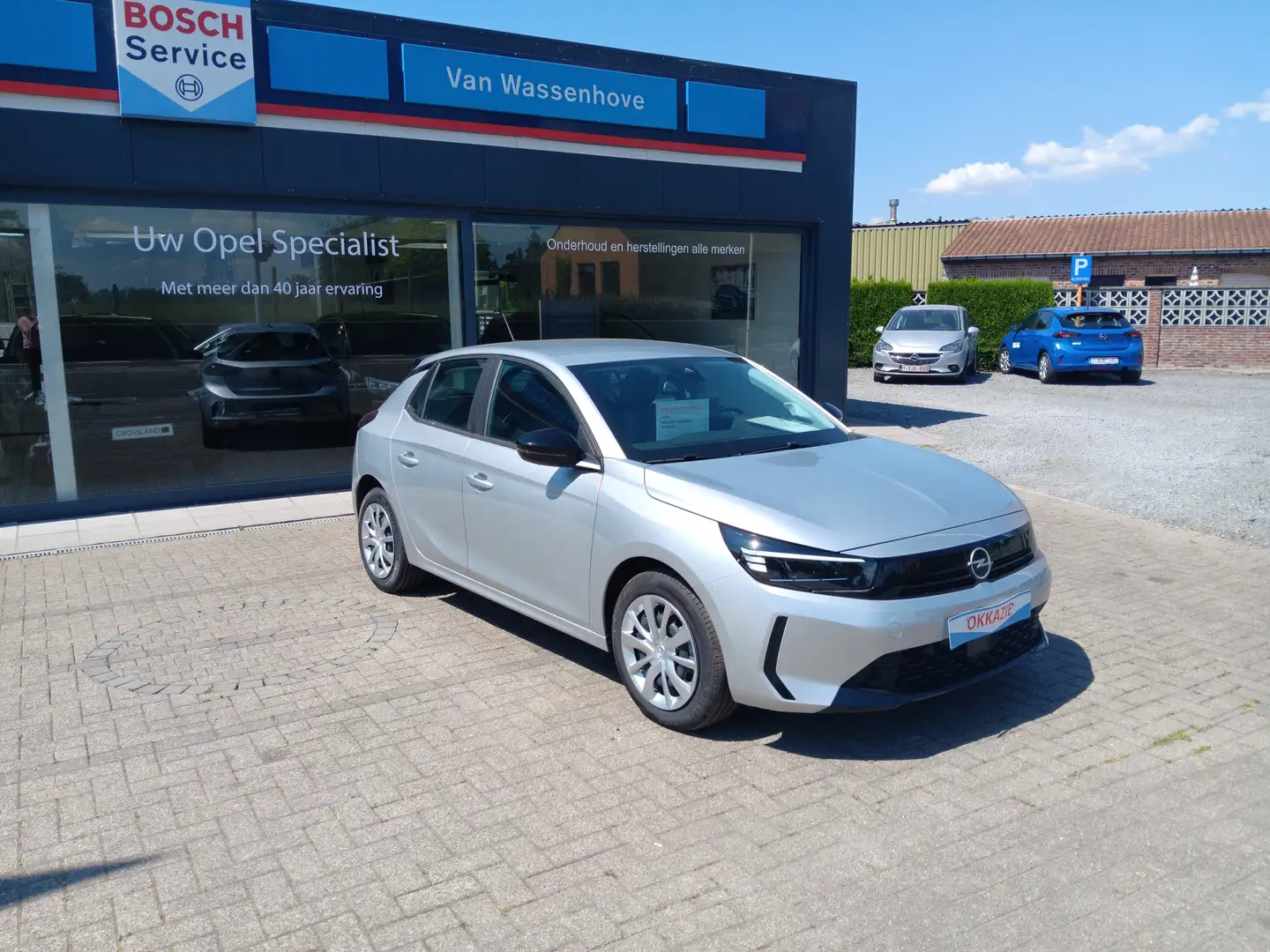Opel Corsa 1.2i Edition 55 kw NIEUWE STOCKWAGEN **OVERNAME** Grijs - 2