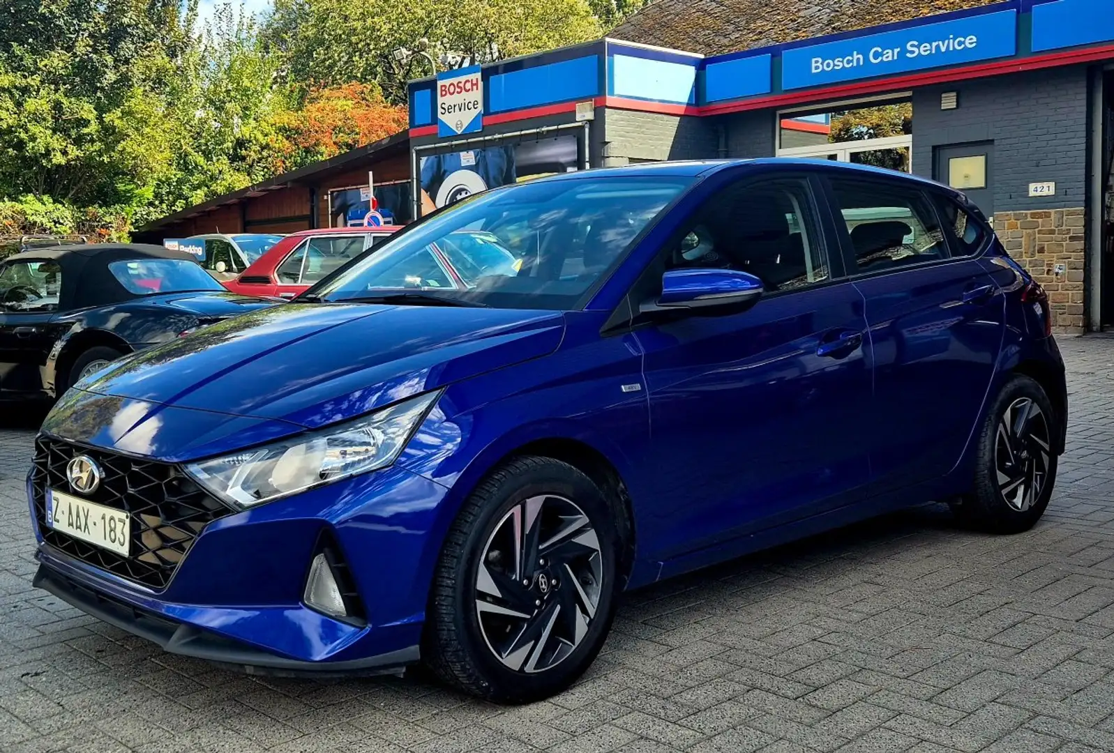 Hyundai i20 i20 1.0 T-GDi MHEV Techno AUTOMATIQUE Bleu - 1