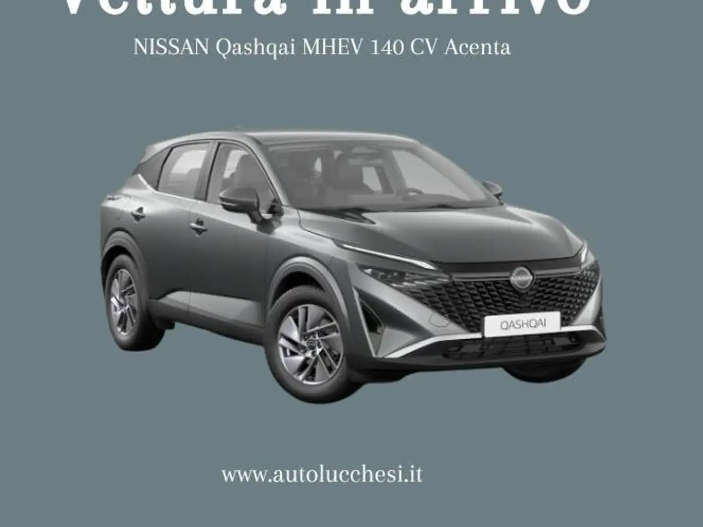 Nissan Qashqai 1.3 mhev Acenta 2wd 140cv soli 14000km Grigio - 1