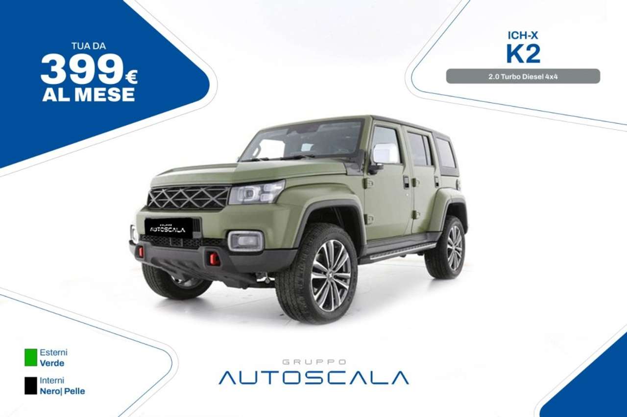 ICH-X K2 2.0 Turbo Diesel 4x4 N1 *Autocarro della Casa