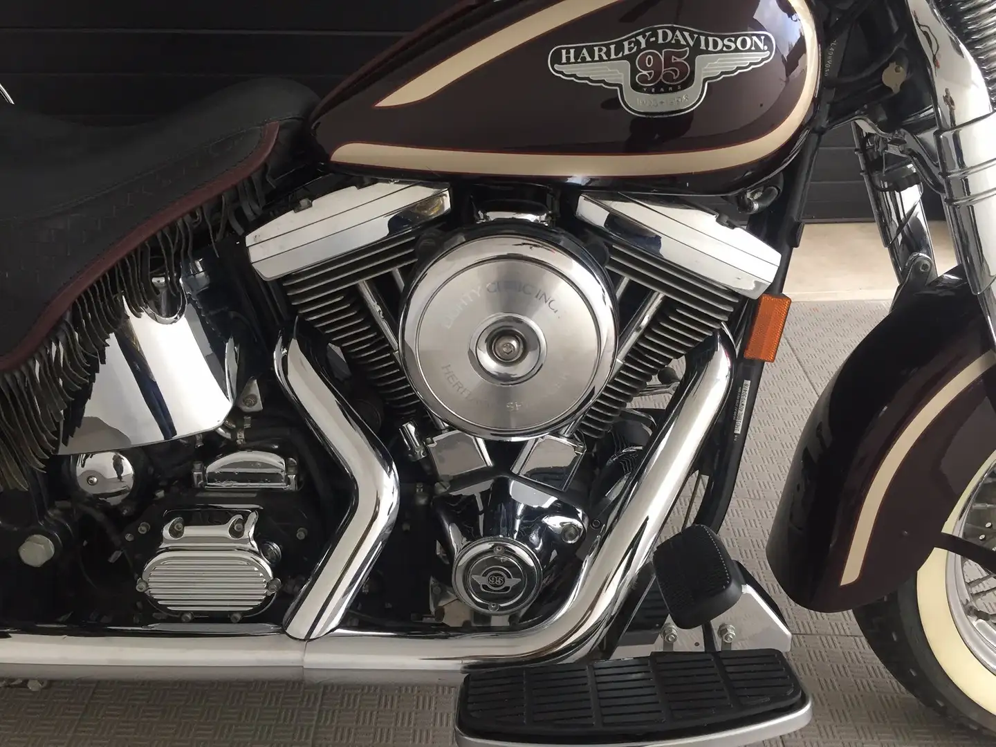 Harley-Davidson Heritage Springer Classic Old Boy 95th Anniversary Rojo - 2