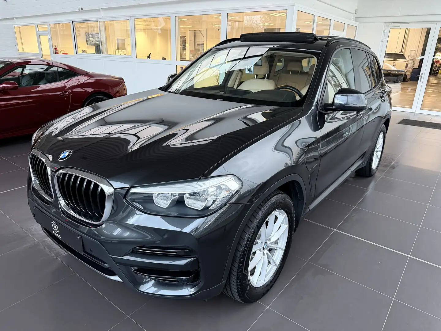 BMW X3 2.0iA xDrive30e ** GARANTIE + TOIT PANO + LED ** Gris - 2