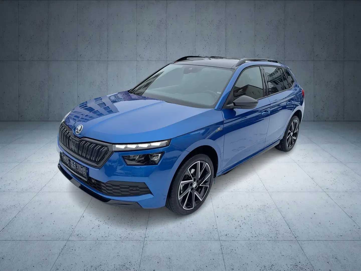Skoda Kamiq Monte Carlo 1.5 TSI DSG Navi LED ACC Panoramadach Blau - 1