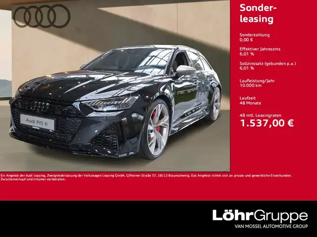 Audi RS6 RS 6 Avant UPE 184.295 performance 3D B&O HD Ma...