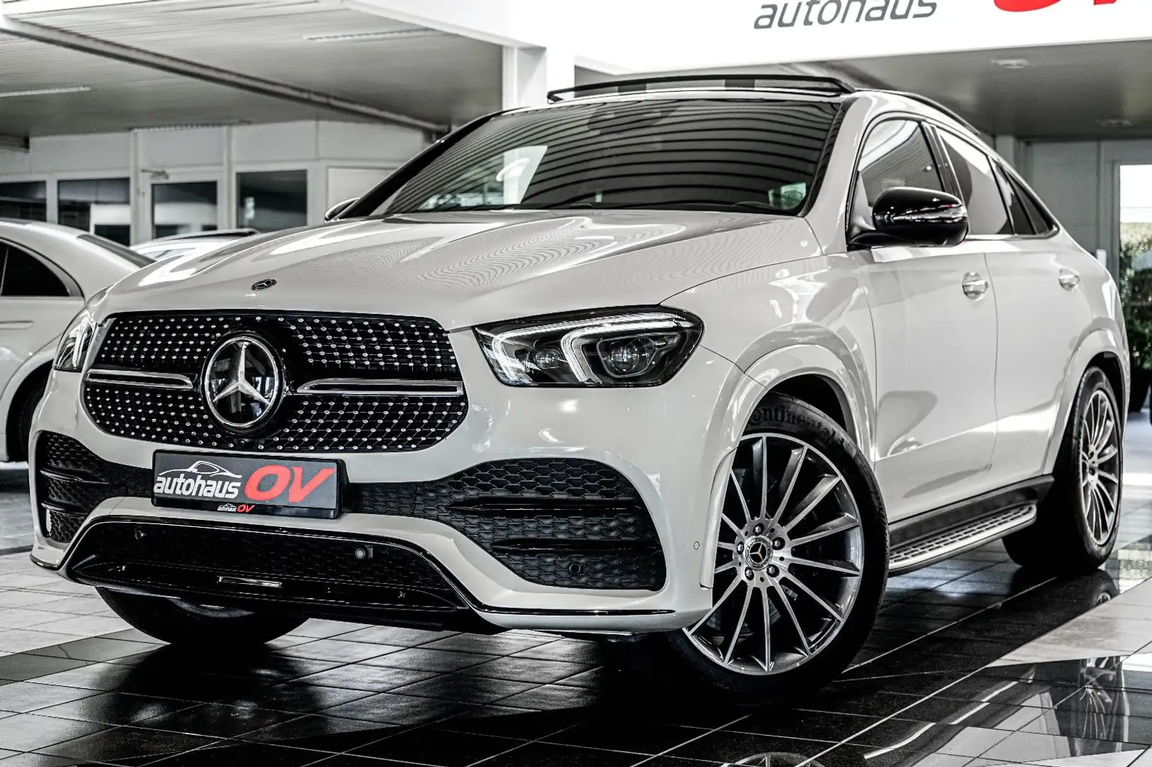Mercedes-Benz GLE 350 d Coupe*AMG*Designo*3xTV*HUD*360*ACC*Pano Alb - 1
