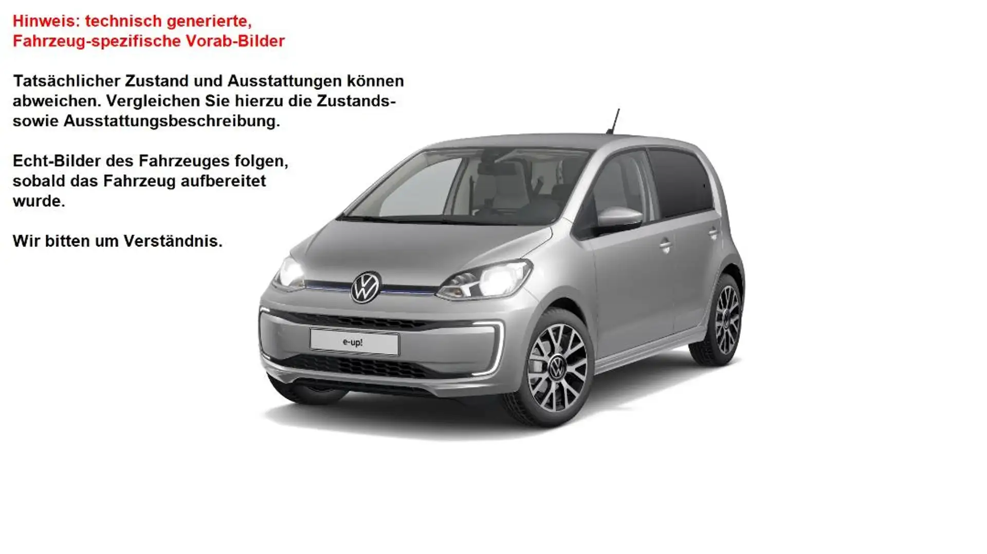 Volkswagen e-up! Style "Plus" Argent - 1