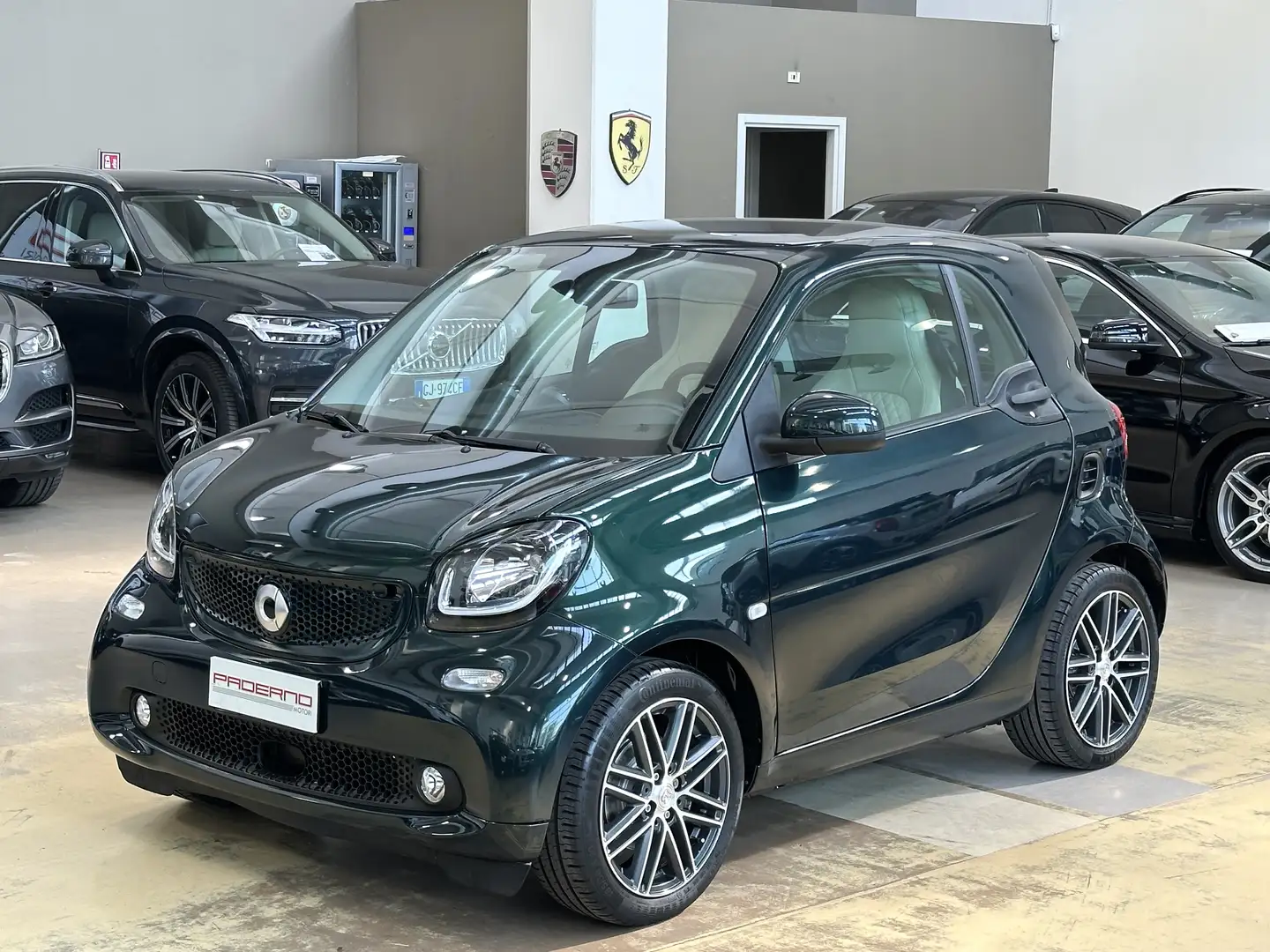 smart forTwo 0.9 t 90cv twinamic British Green - Camera - Navi Verde - 1