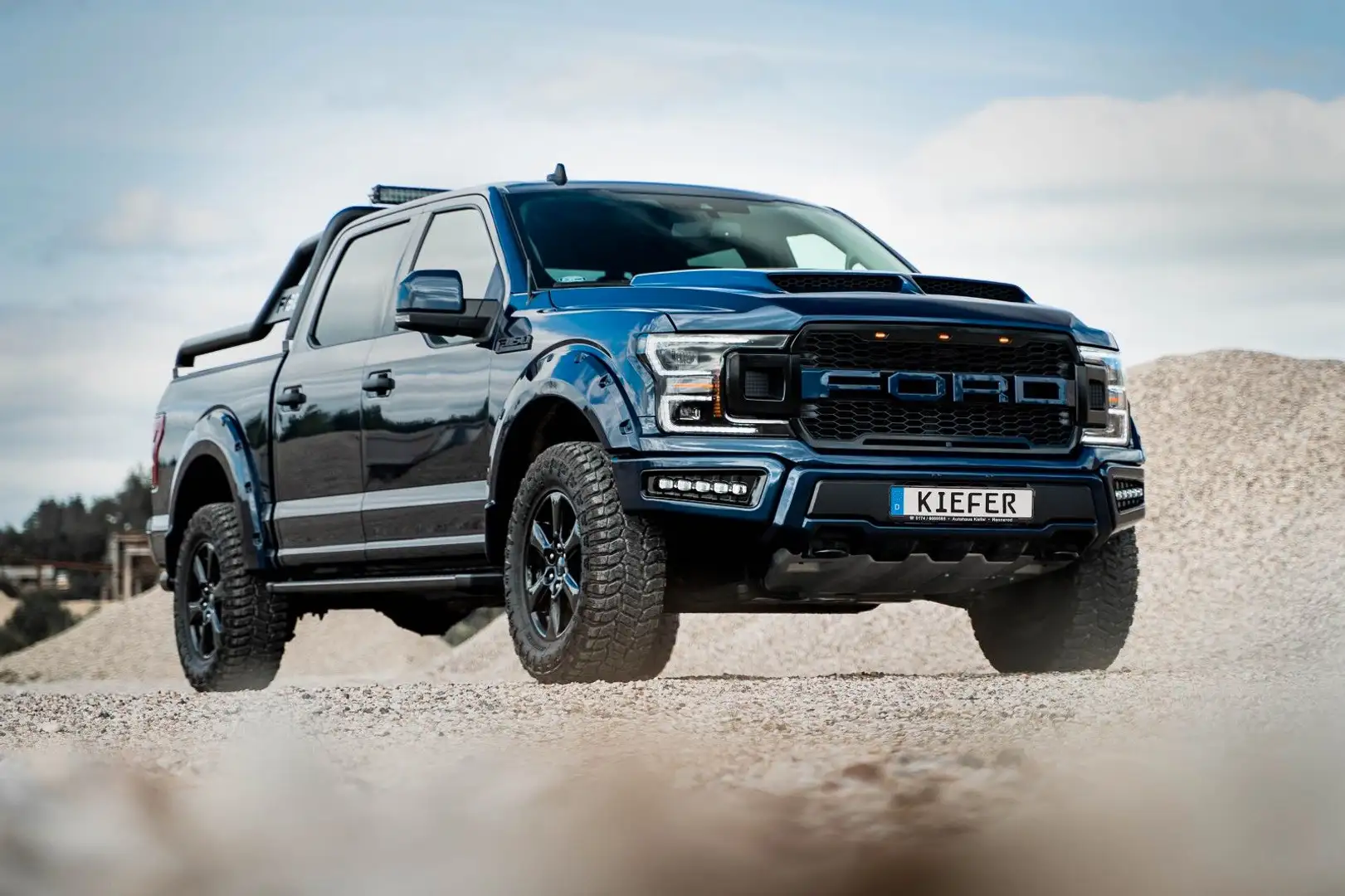 Ford F 150 3.5L V6 4x4/AHK/SHZ/CarPlay/LED/KAMERA/R18 Blau - 1