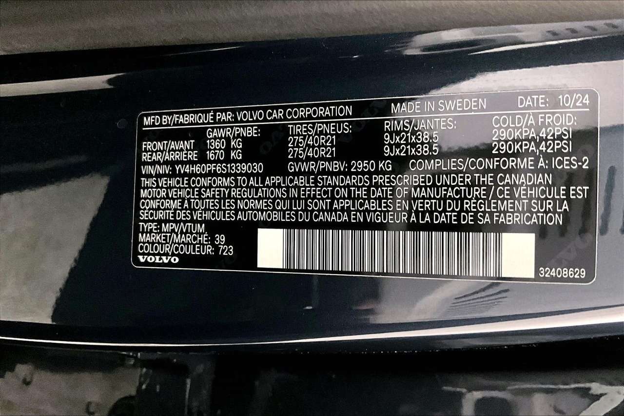 2025 Volvo XC90 ULTRA BRIGHT PHEV - HARMAN KARDON - 21'' WHEELS / thumb 35