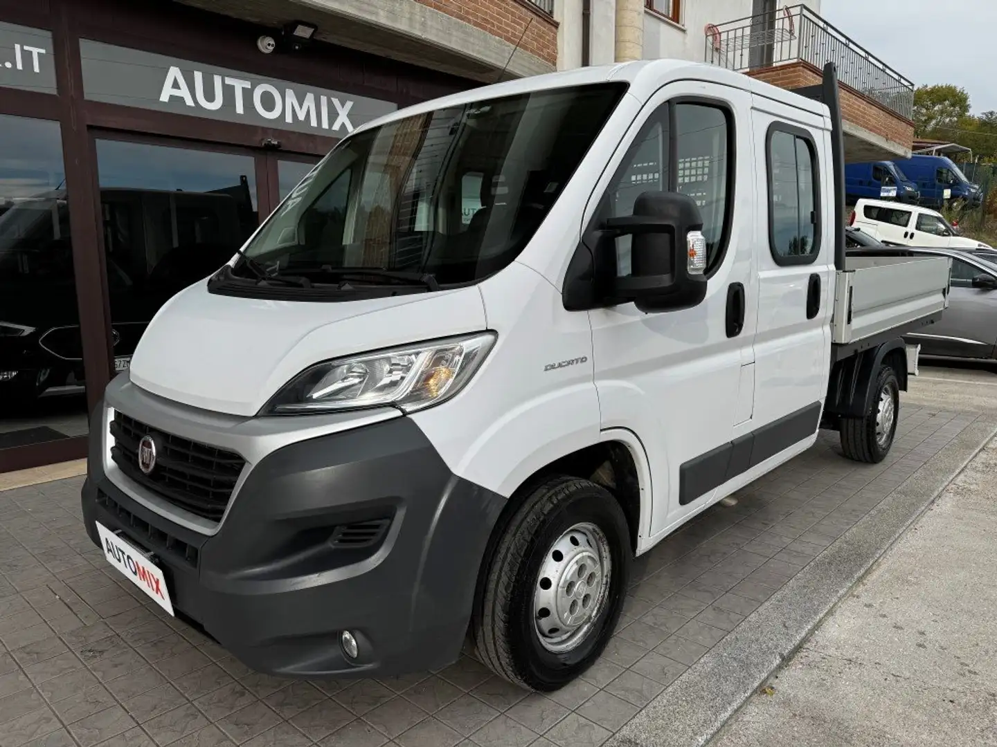 Fiat Ducato 35 2.0 M-Jet Cassone Doppia Cabina 7 Pti Bianco - 1