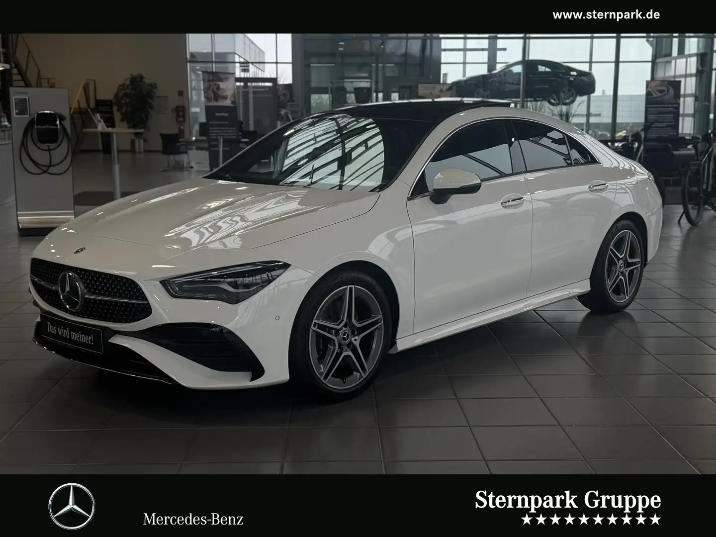 Mercedes-Benz CLA 200 CLA 200 Cp. AMG LED/Pano/Memory/Ambiente/Keyless Weiß - 1