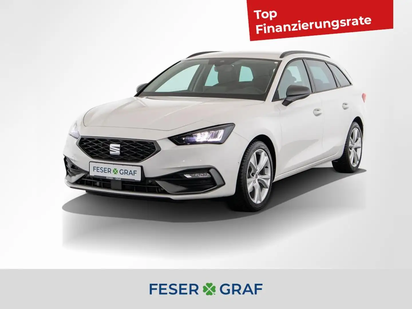 SEAT Leon Sportstourer 1.5 e TSI FR DSG LED / ACC Weiß - 1