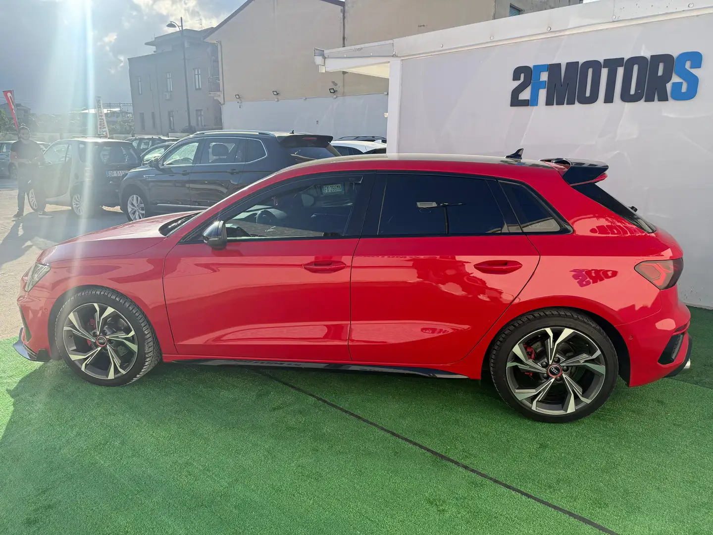 Audi A3 Sportback 35 1.5 tfsi mhev S line edition s-tronic Rosso - 2