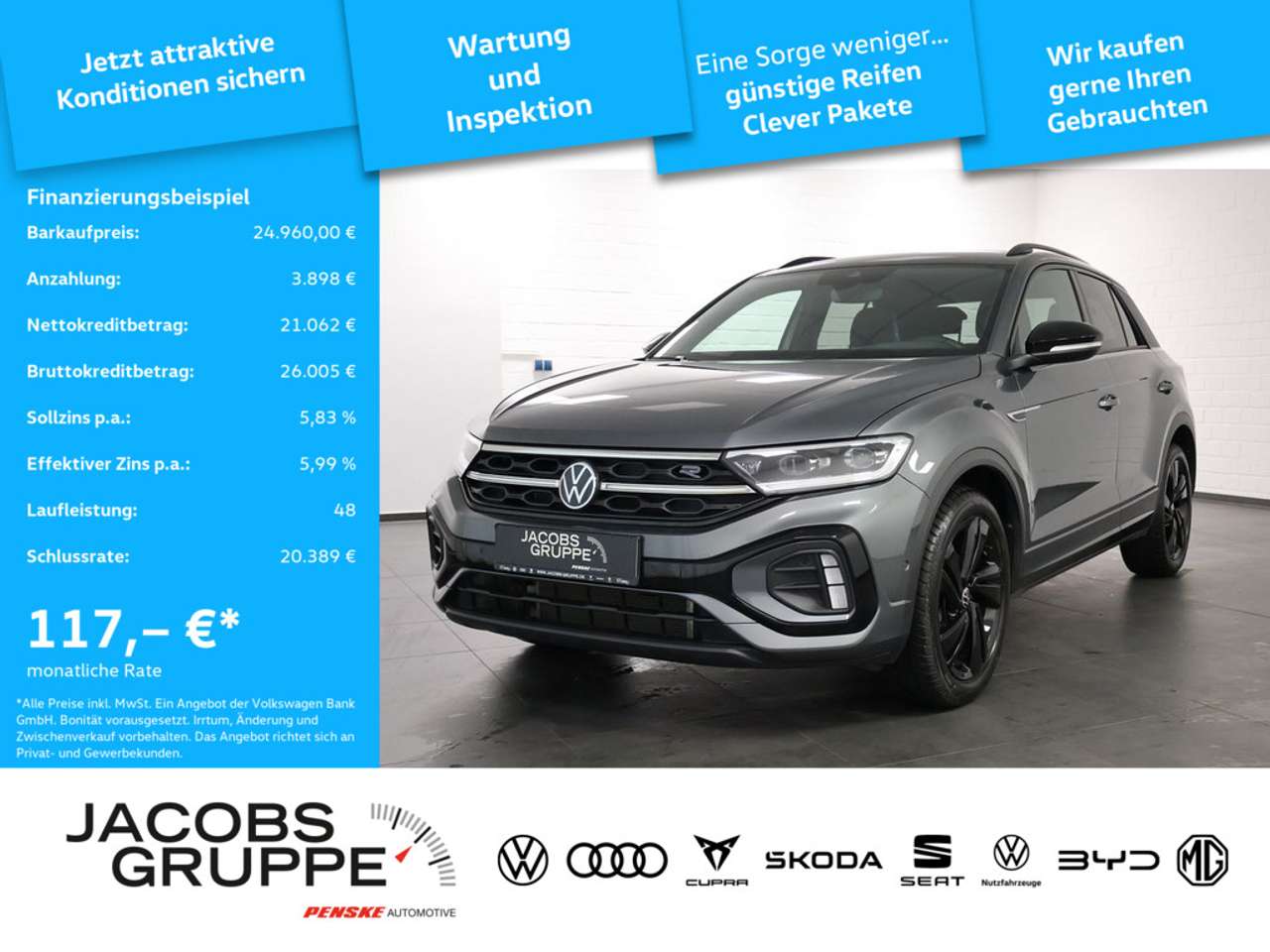 Volkswagen T-Roc 2025 — 1.0 TSI R-Line " Black Style " Navi,Mat
