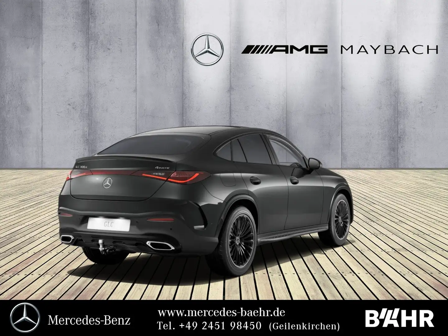 Mercedes-Benz GLC 300 GLC 300 d 4M Coupé AMG+Night/Pano/AHK/360°/20" Grau - 2