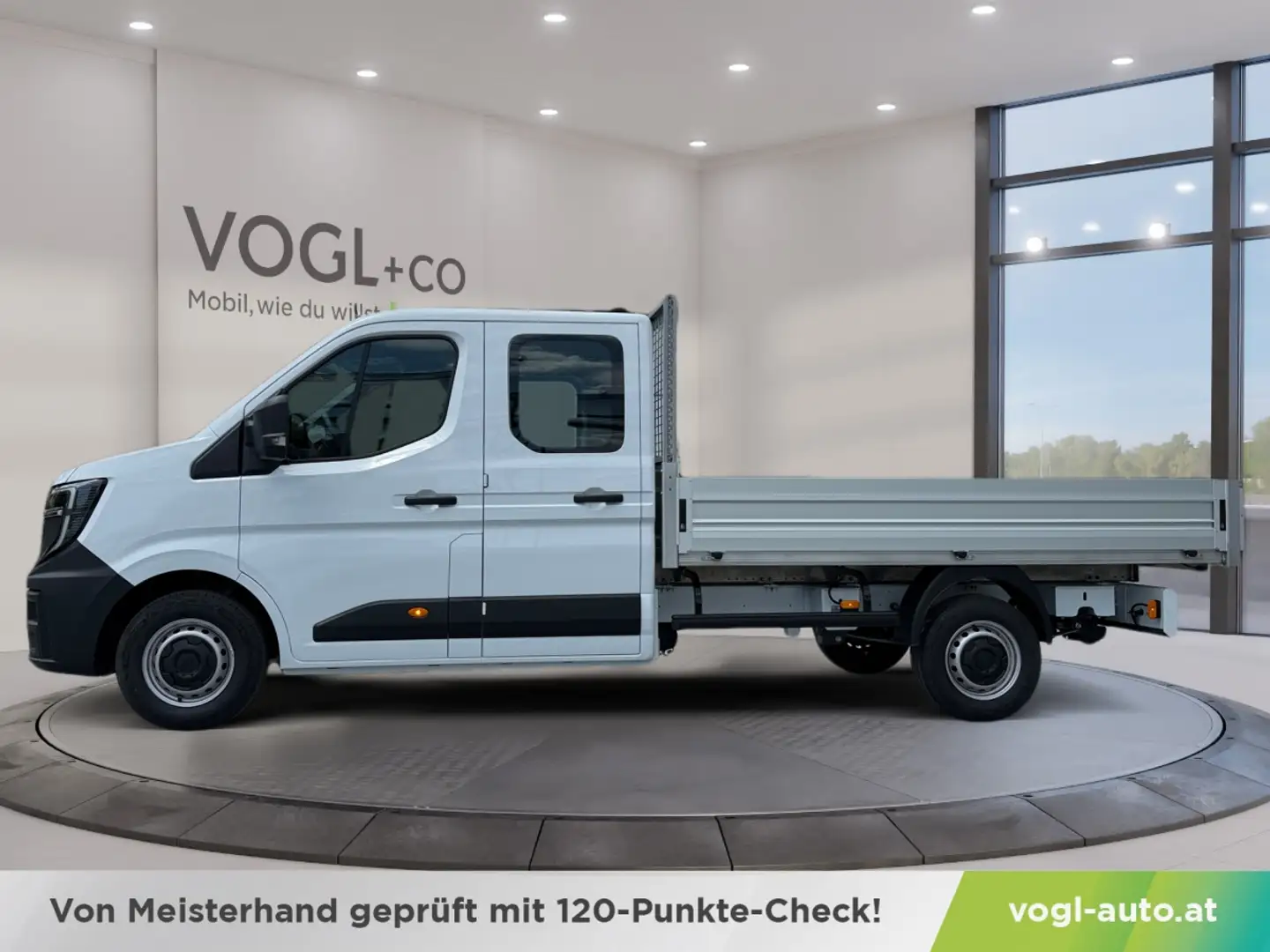 Renault MASTER Fahrgestell Pritsche Doppelkabine L3H1 3,5 Weiß - 2