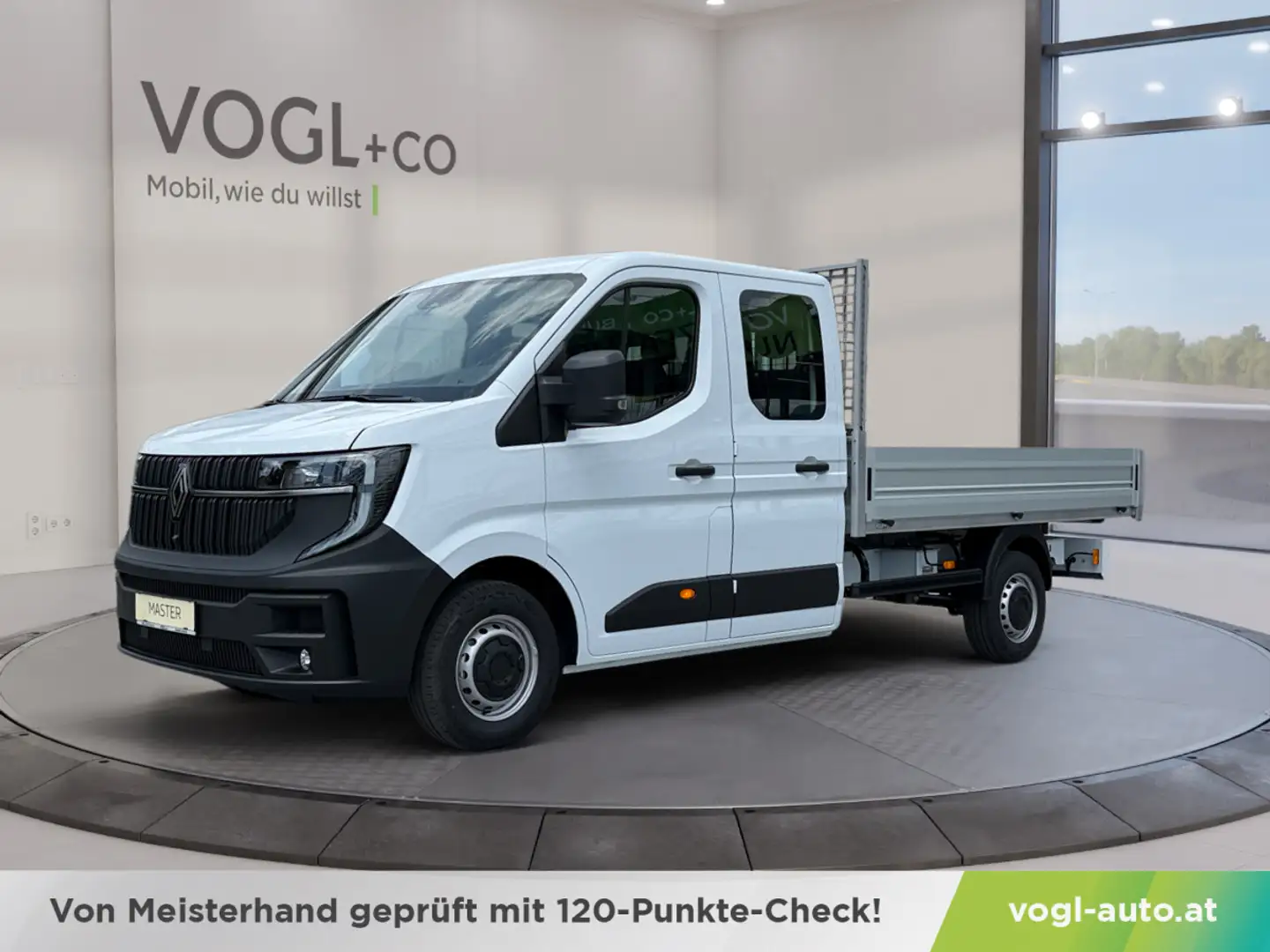 Renault MASTER Fahrgestell Pritsche Doppelkabine L3H1 3,5 Weiß - 1