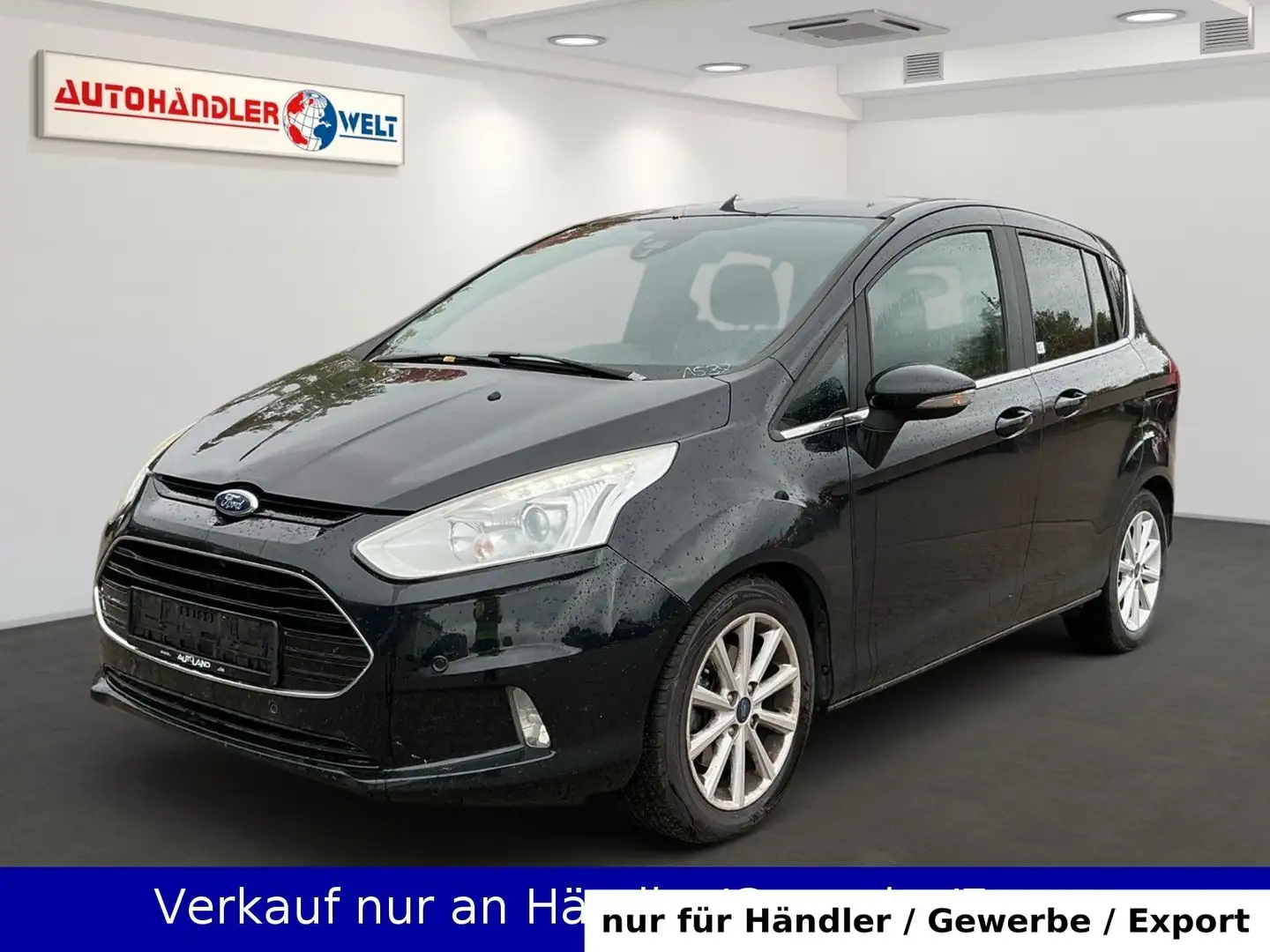 Ford B-Max 1.0 EcoBoost Titanium PDC Tempo. Negru - 1