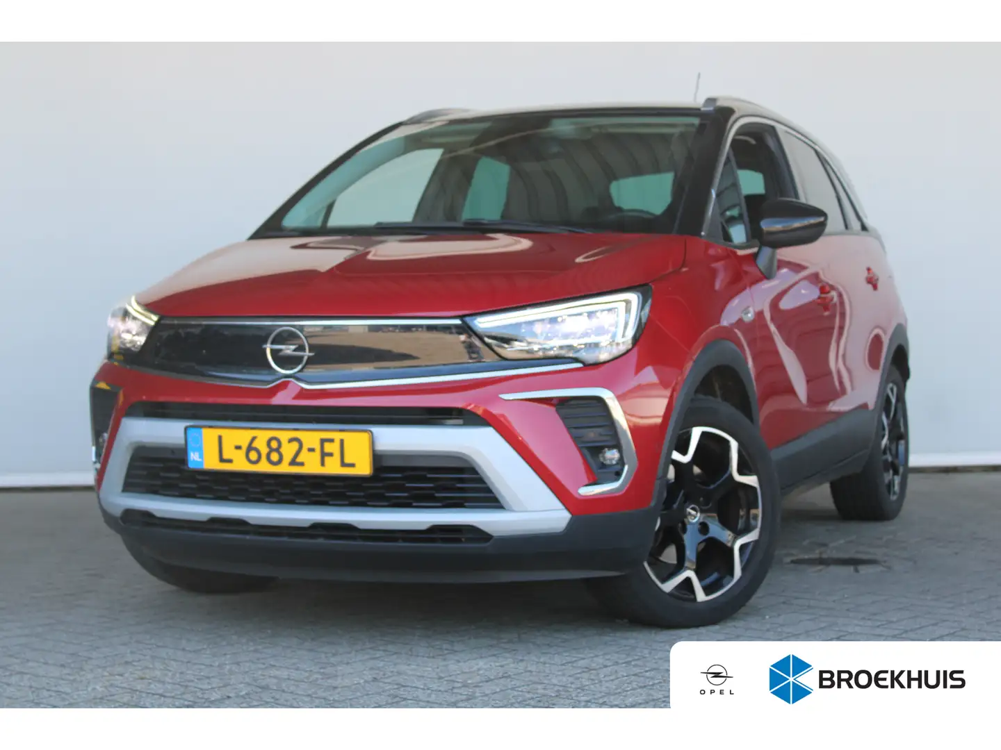 Opel Crossland 1.2 Turbo Elegance | Apple Carplay/Android Auto|te Rood - 1