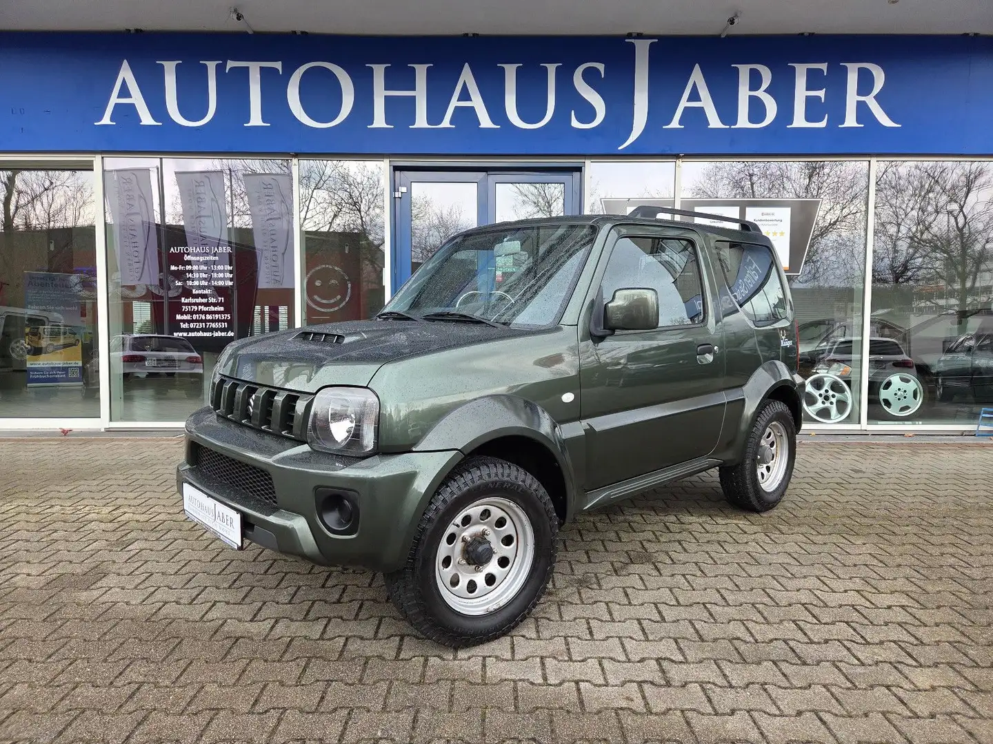 Suzuki Jimny Ranger 2.HD AHK GITTER MATTE Grün - 1