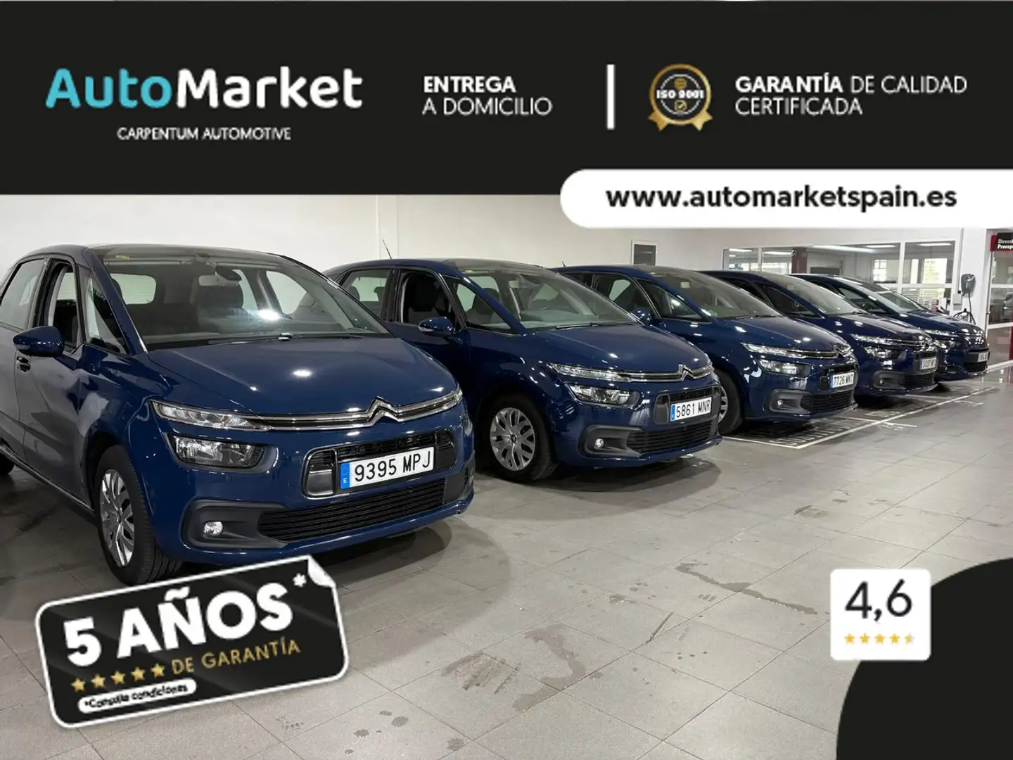 Citroen C4 Grand Picasso 1.6BlueHDI Feel EAT6 120 Bleu - 1