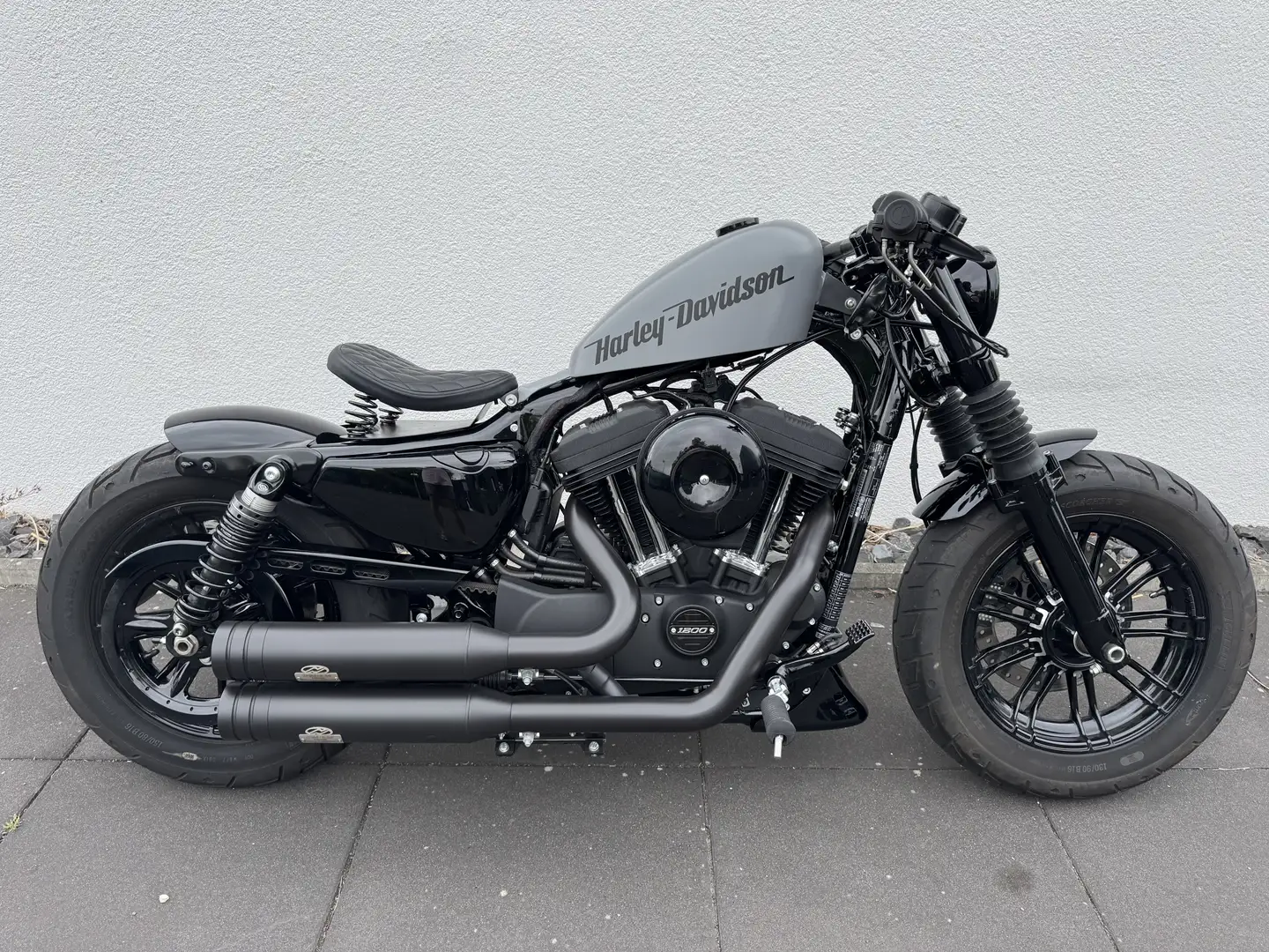 Harley-Davidson Sportster custome umbau forty eight 48 sportster Czarny - 1