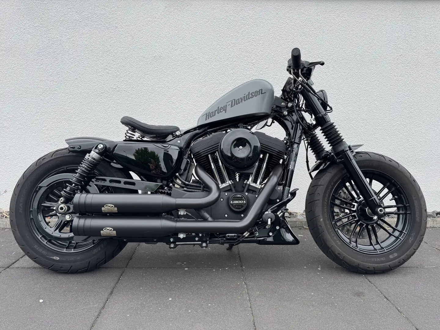 Harley-Davidson Sportster custome umbau forty eight 48 sportster Czarny - 2