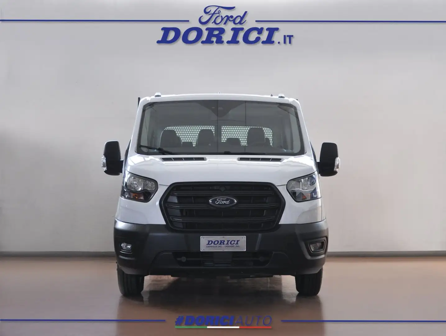Ford Transit 2.0 EcoBlue 130Cv RWD DC Trend Cassone Fisso + IVA Bianco - 2