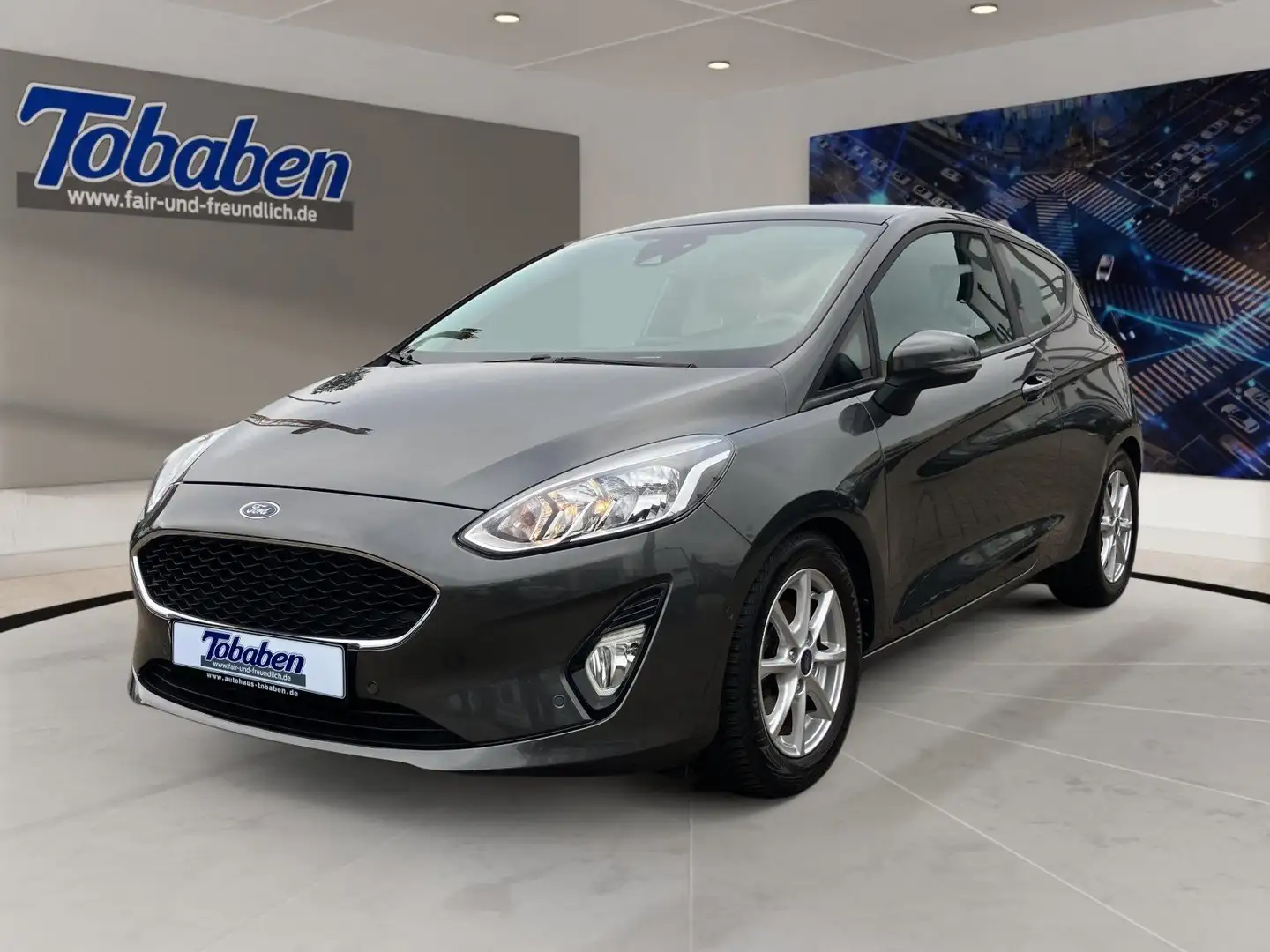 Ford Fiesta C&C 1.1 Kamera Klima Navi Pano B&O Gris - 1