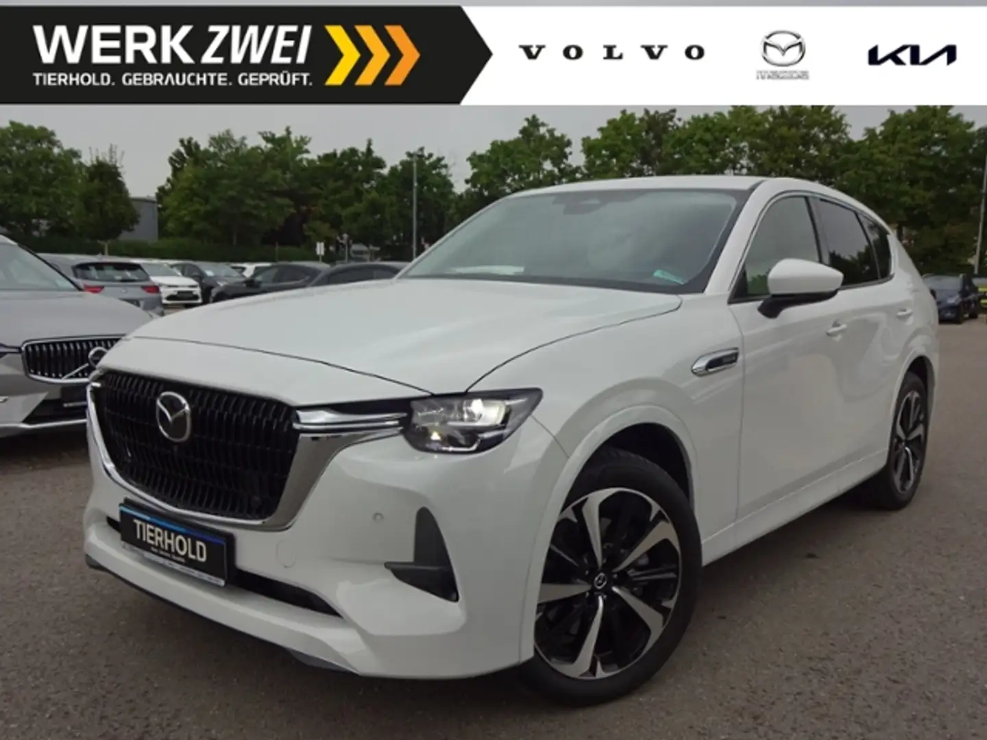 Mazda CX-60 2,5 Takumi Hybrid AHK AWD ACC HUD 360° Weiß - 1