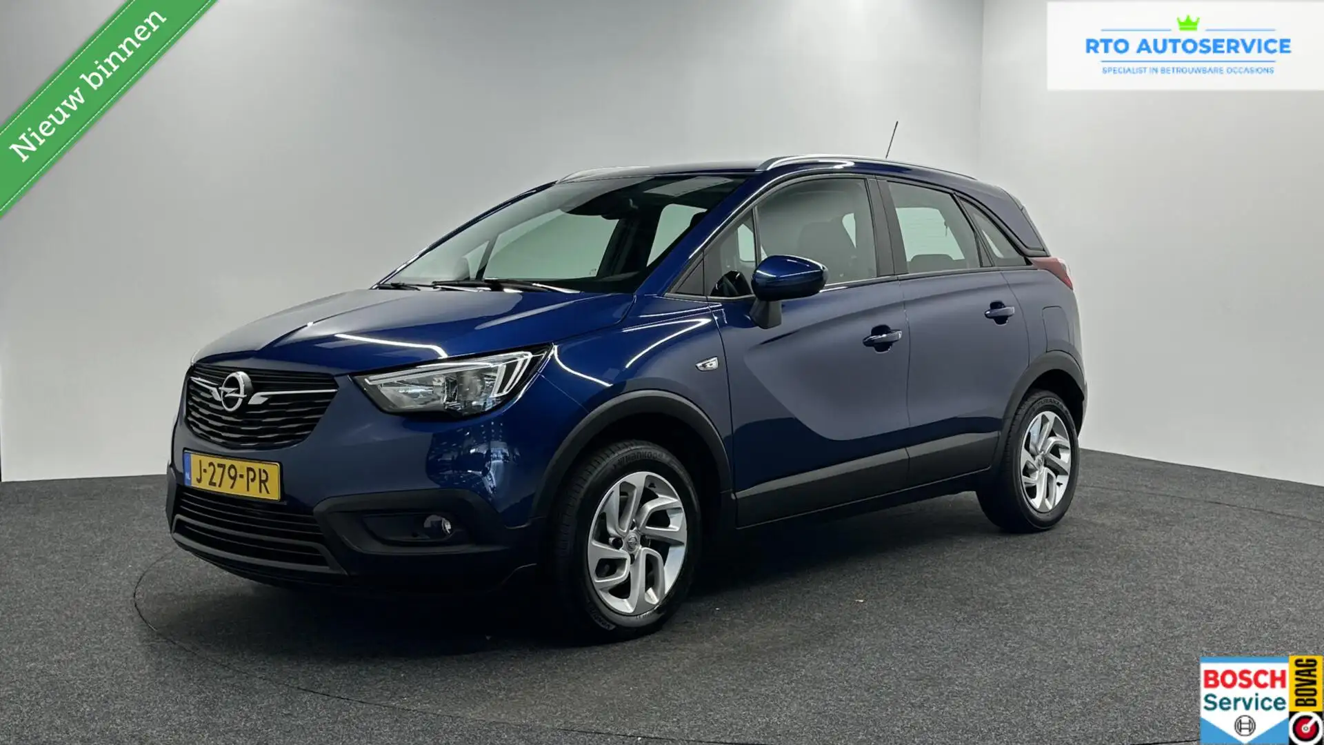 Opel Crossland X 1.2 Turbo Edition 2020 NAVI CRUISE LM CARPLAY. Blauw - 1