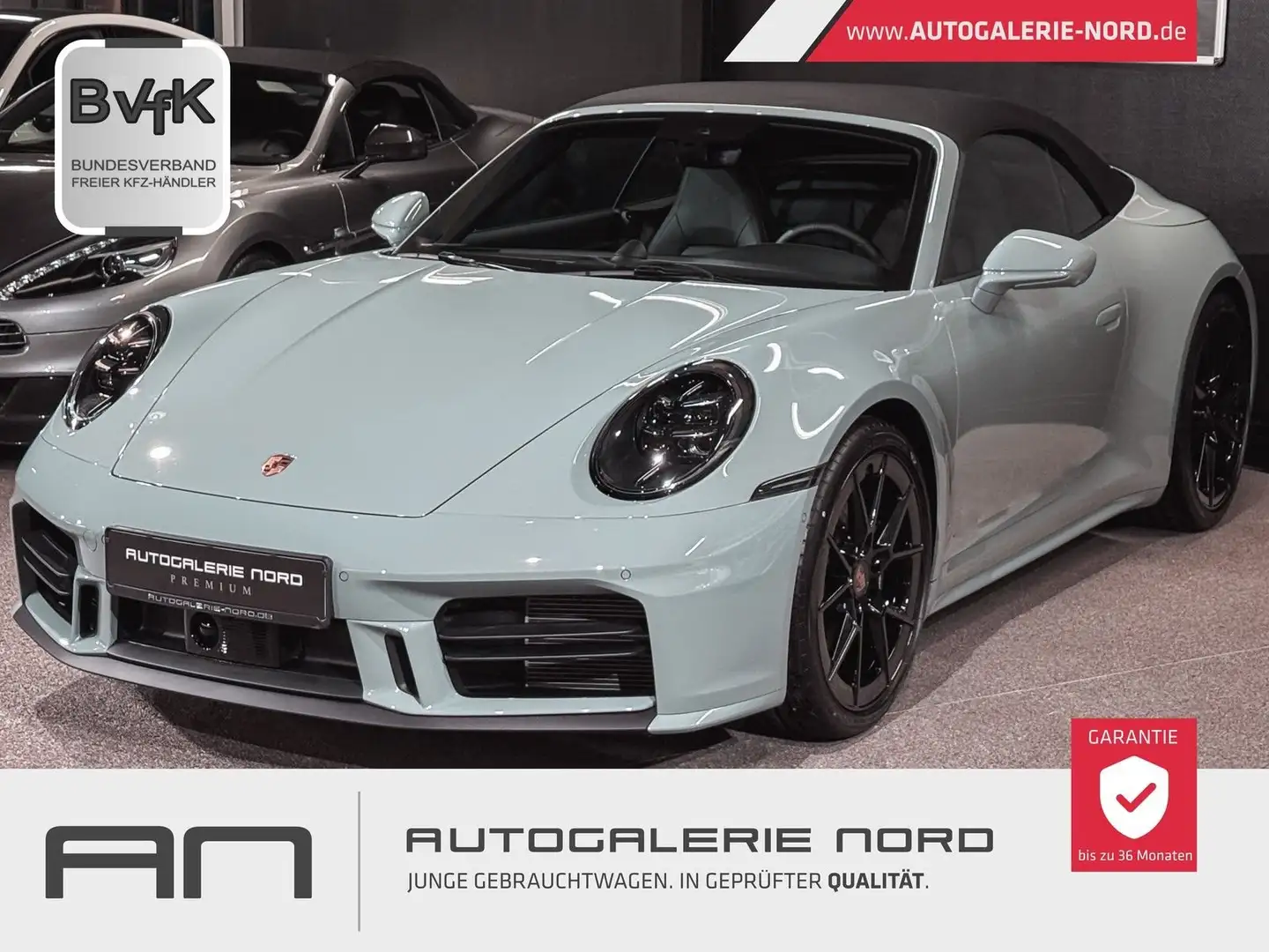 Porsche 992 911 Carrera PORSCHE 992 Cabrio InnoDrive+SportDesi Grün - 1