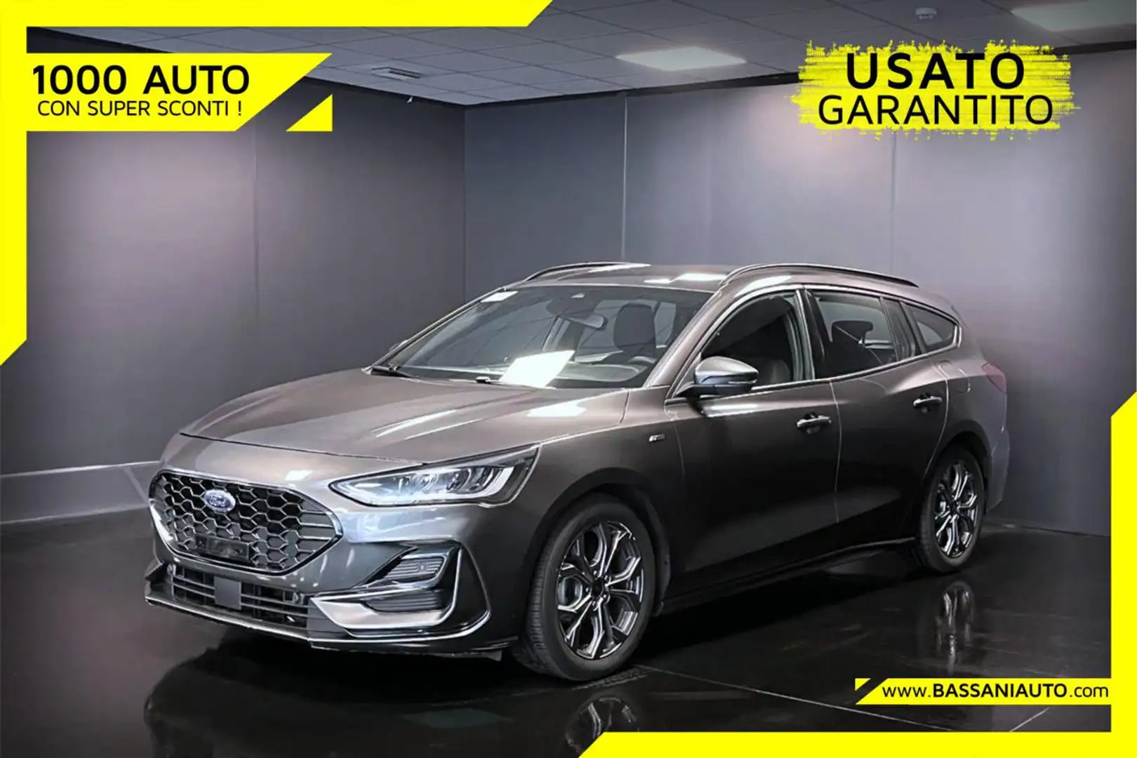 Ford Focus 1.5 EcoBlue 120 CV automatico SW ST-Line Grigio - 1