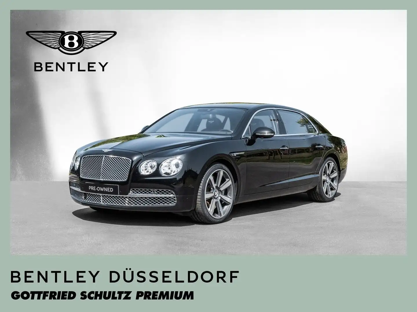 Bentley Flying Spur W12 // BENTLEY DÜSSELDORF Noir - 1