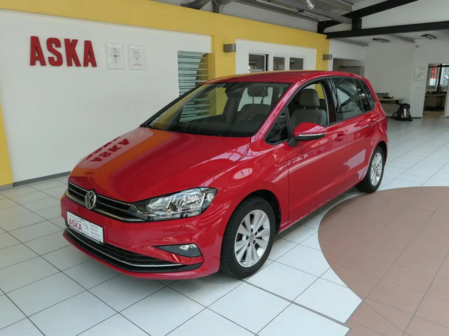 Volkswagen Golf Sportsvan VII 1.5 TSI*DSG*NAVI*AHK*ACC*PDC Piros - 1
