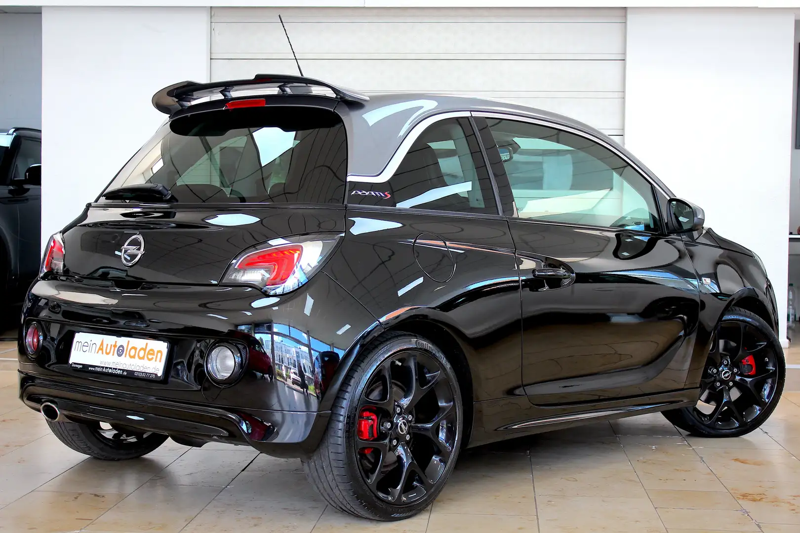 Opel Adam S 1.4 Turbo *RECARO*NAVI*LEDER*LED*ILINK*SHZ*APPLE Zwart - 2