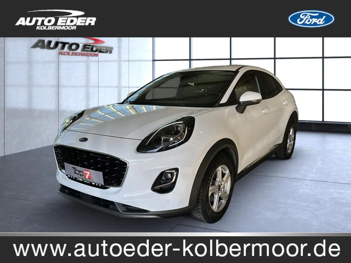 Ford Puma Titanium Sportpaket Bluetooth Navi LED Klima Weiß - 1