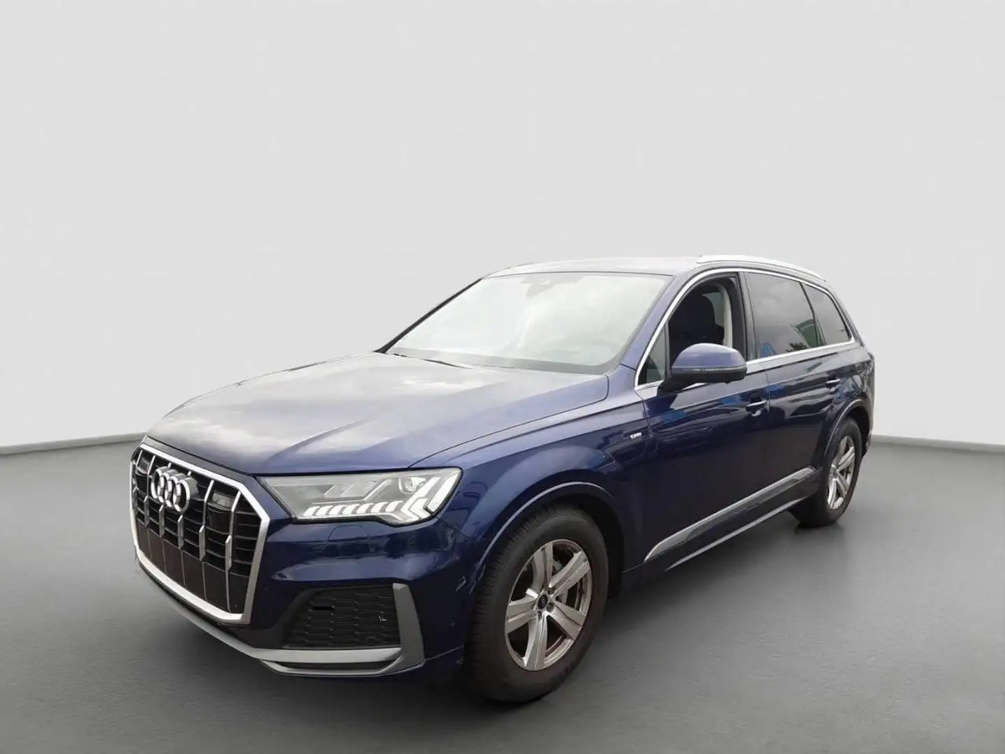 Audi Q7 50 TDI Q S LINE ST.HEIZ AHK MASSAGE BuO MEMOR Blau - 2
