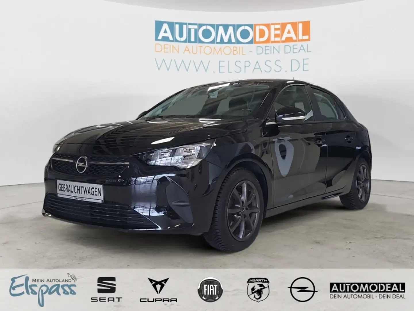 Opel Corsa F Edition ALLWETTER ACC SHZ TEMPOMAT LHZ PDC BLUET Zwart - 1