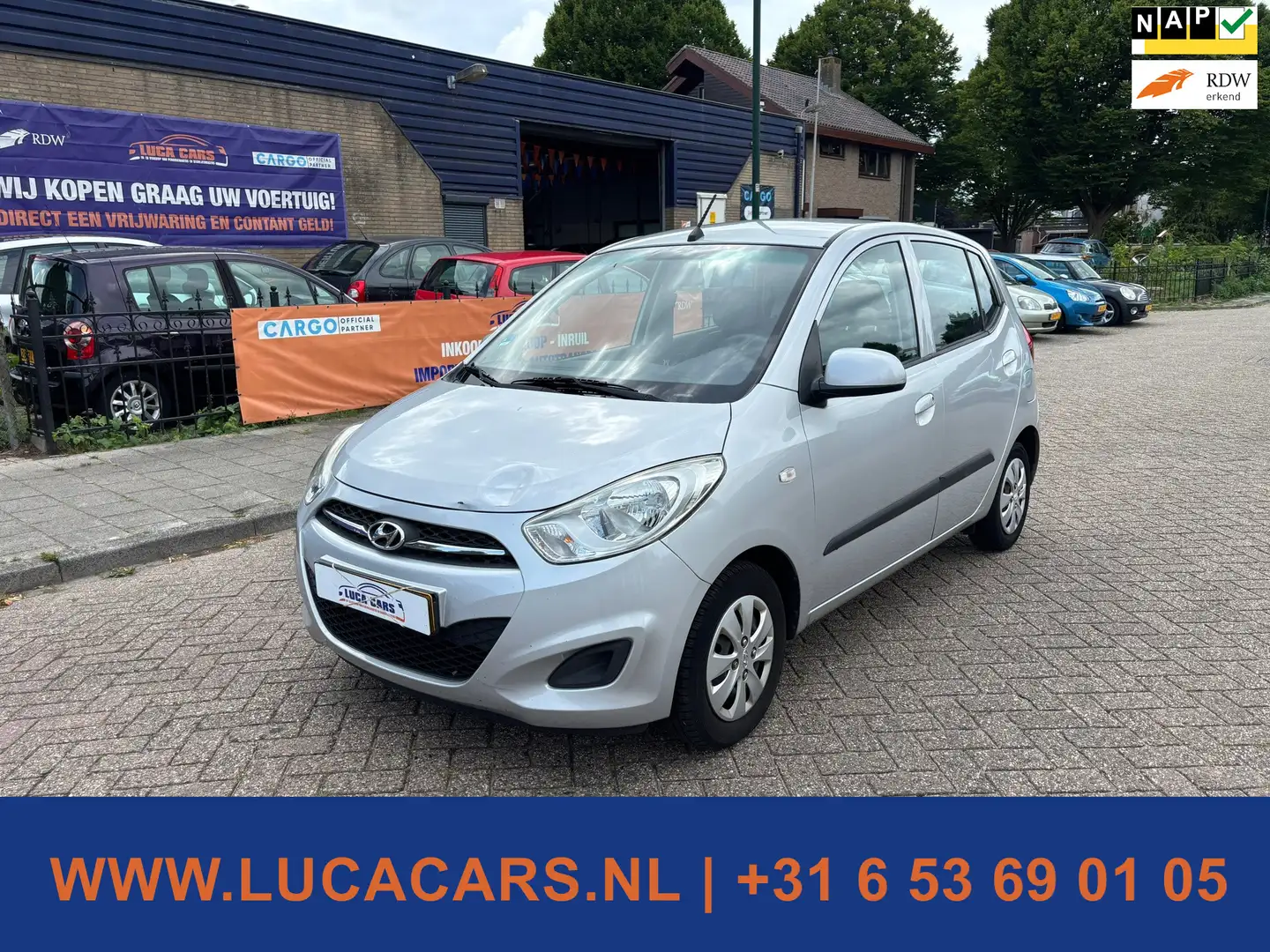 Hyundai i10 1.1 i-Drive Cool AIRCO + NIEUWE APK! Gri - 1