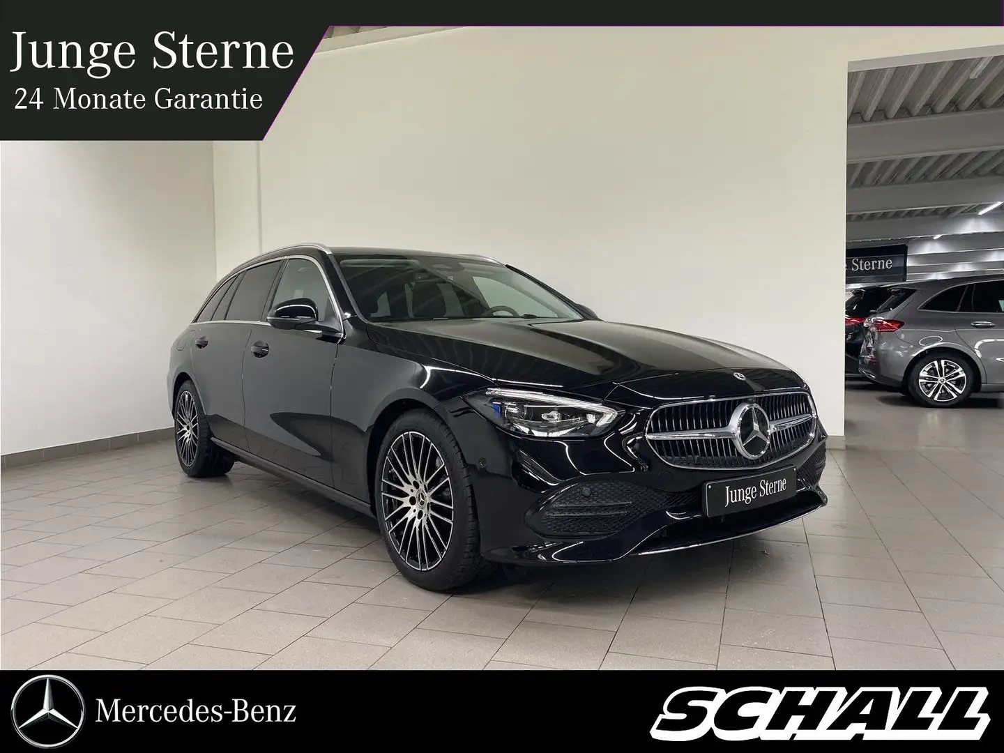 Mercedes-Benz C 200 T AVANTGARDE DIST+DIGITAL+AHK+360°+MEMORY Schwarz - 1