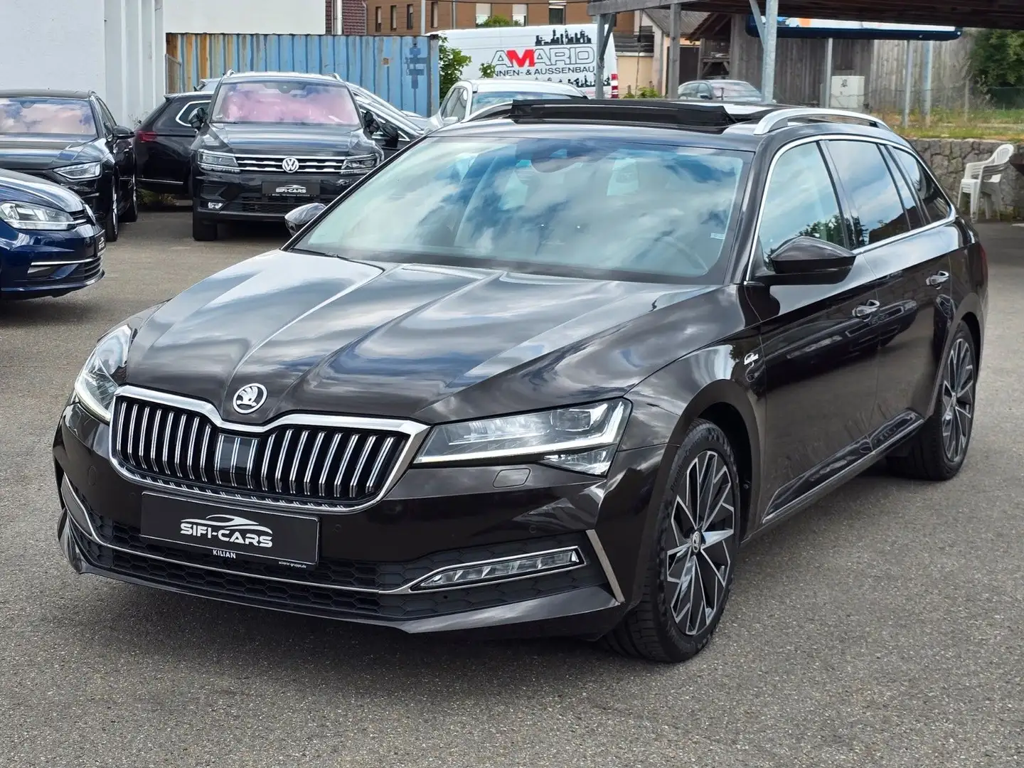 Skoda Superb 2.0 TDI Combi*L&K*DSG*VIRT*NAV*LEDER*PANO Braun - 2