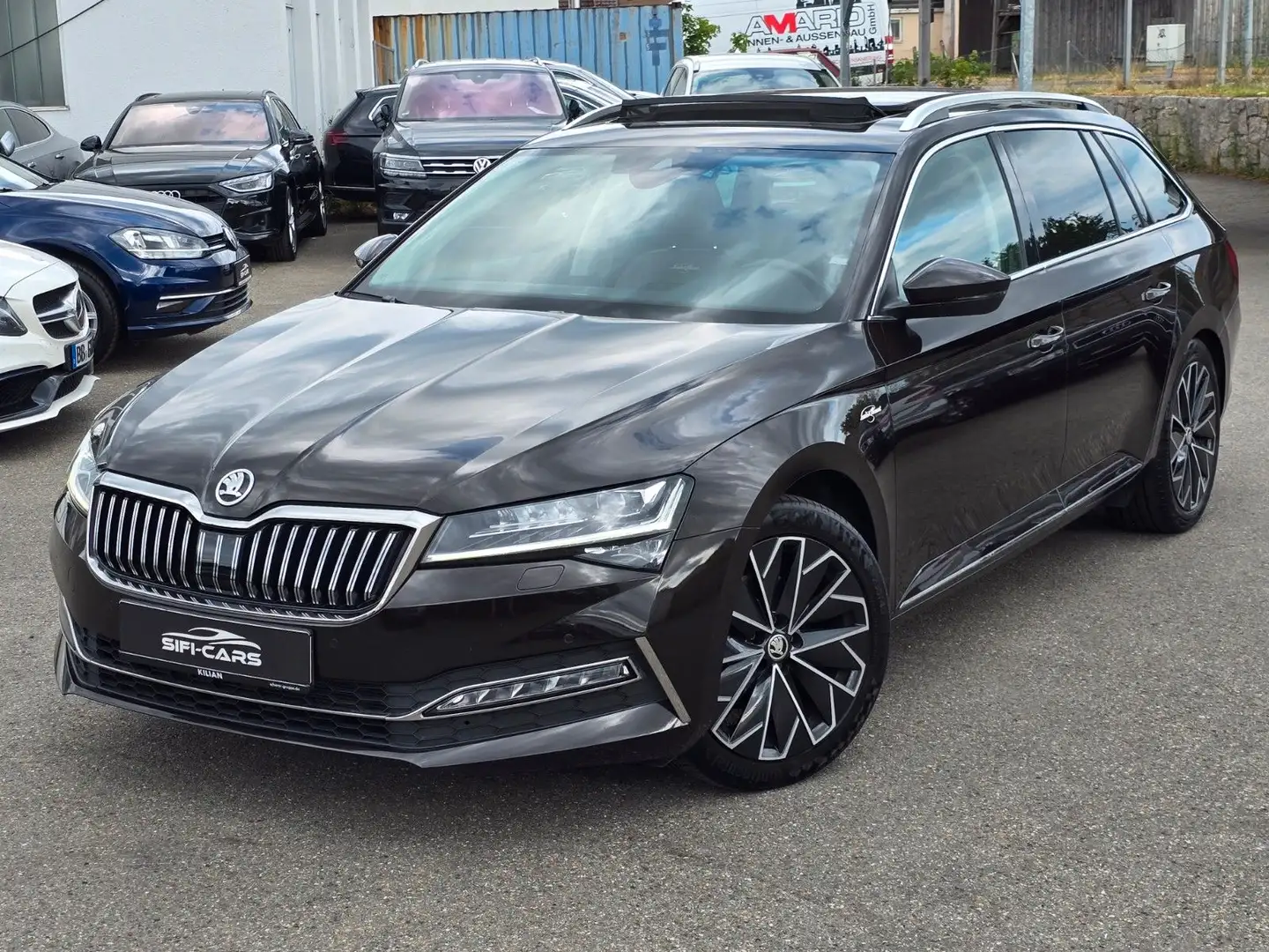 Skoda Superb 2.0 TDI Combi*L&K*DSG*VIRT*NAV*LEDER*PANO Braun - 1