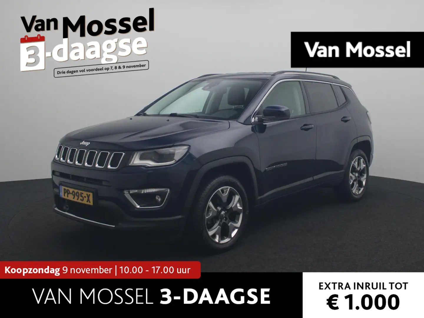 Jeep Compass 1.4 MultiAir Limited 4x4 | Eerste Eigenaar | Navi Blauw - 1