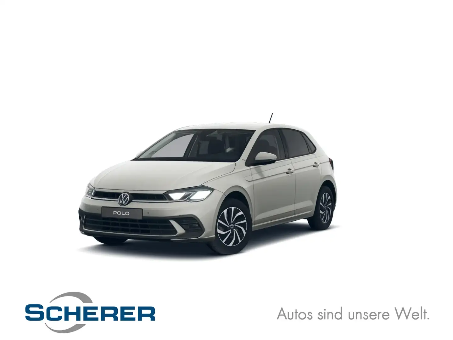 Volkswagen Polo 1,0 TSI Life, APP, Sitzh., Kamera, aut. Kli Grau - 1