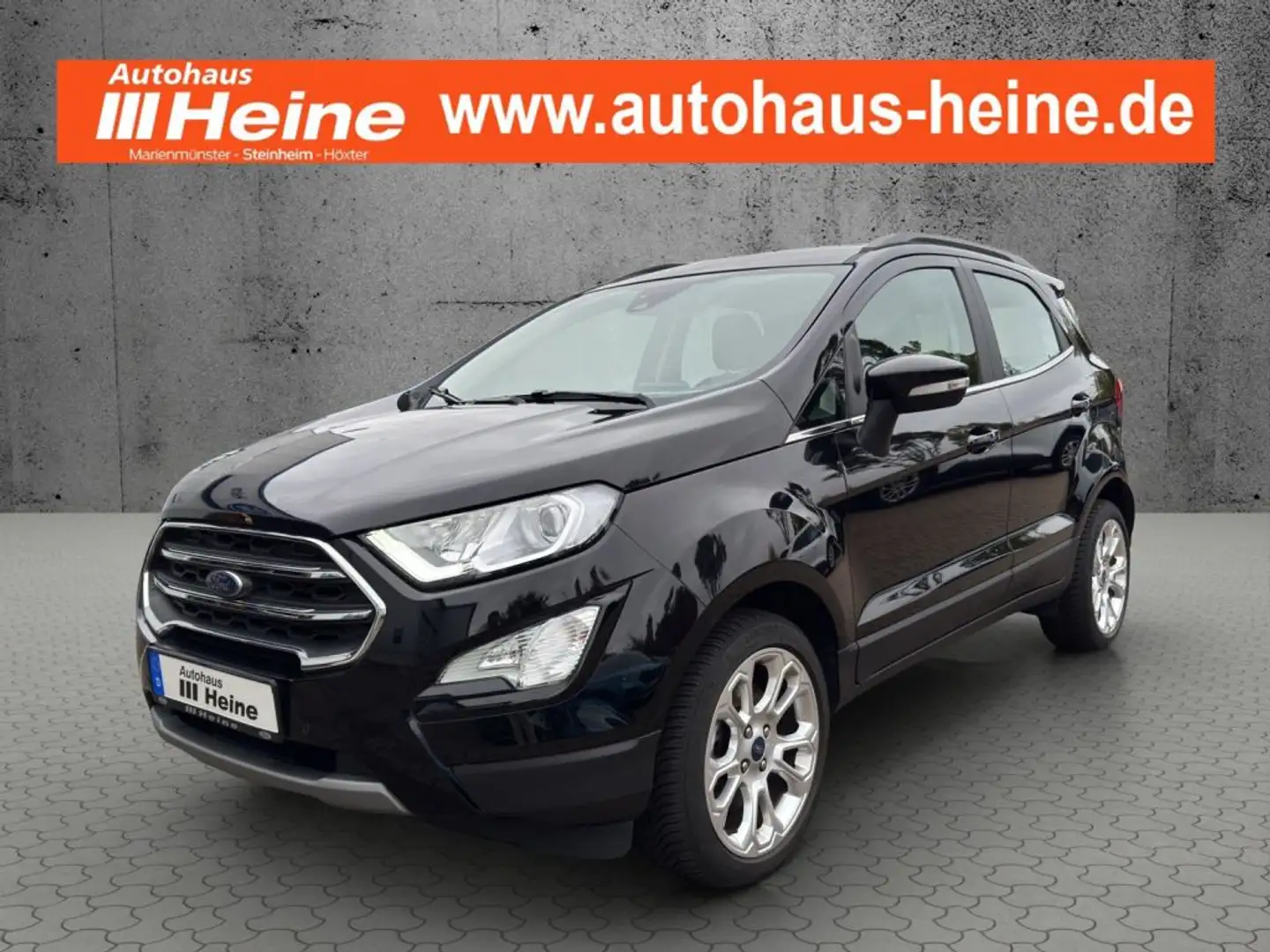 Ford EcoSport TITANIUM 1.0 Ltr. 125 PS *XENON*SHZ* Schwarz - 1