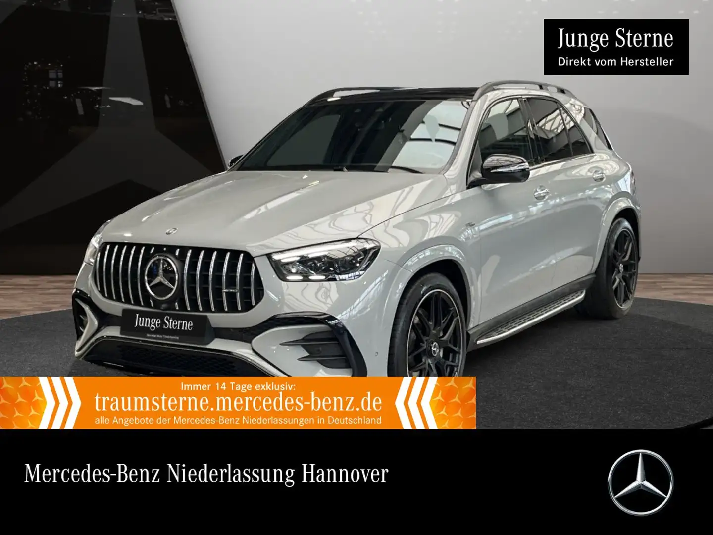 Mercedes-Benz GLE 53 AMG GLE 53 4M NIGHT+PANO+360+AHK+MULTIBEAM+FAHRASS+22" Grau - 1