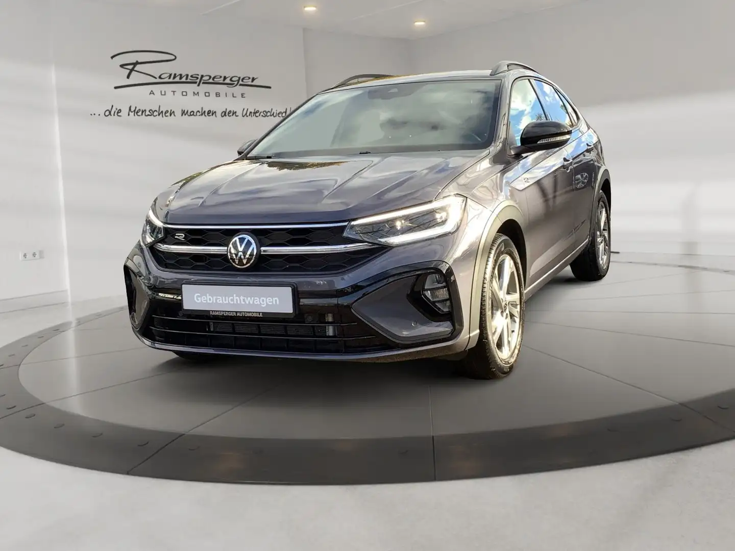 Volkswagen Taigo 1.5 TSI DSG R-Line AHK ACC Matrix Navi Kam Gris - 2